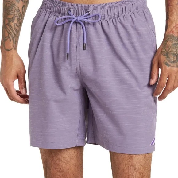 MR. SWIM Classic Trunk Lavender Slub men’s swimming trunks SZ XXL * men926 - Picture 1 of 3